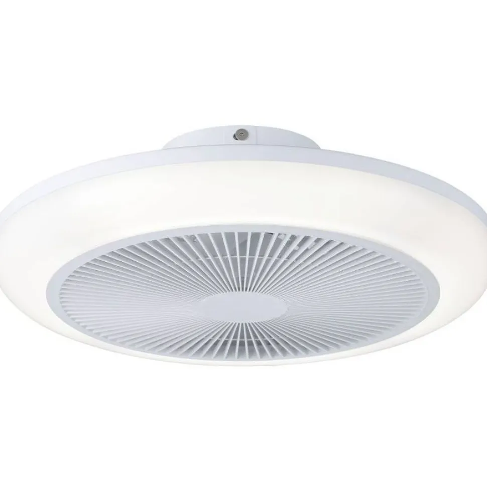 Tuuletinvalaisin Eglo Sayulita Ø46cm, 2700-6500K, IP20, valkoinen/musta