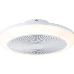 Tuuletinvalaisin Eglo Sayulita Ø46cm, 2700-6500K, IP20, valkoinen/musta