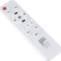 Tuuletinvalaisin Eglo Sayulita Ø46cm, 2700-6500K, IP20, valkoinen/musta
