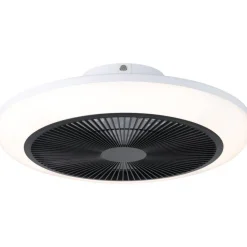 Tuuletinvalaisin Eglo Sayulita Ø46cm, 2700-6500K, IP20, valkoinen/musta