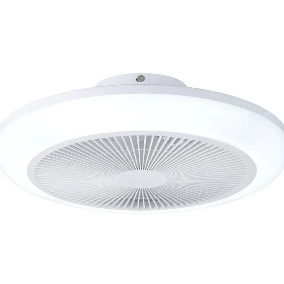 Tuuletinvalaisin Eglo Sayulita RGB Ø46cm, 2700-6500K, IP20, valkoinen/musta