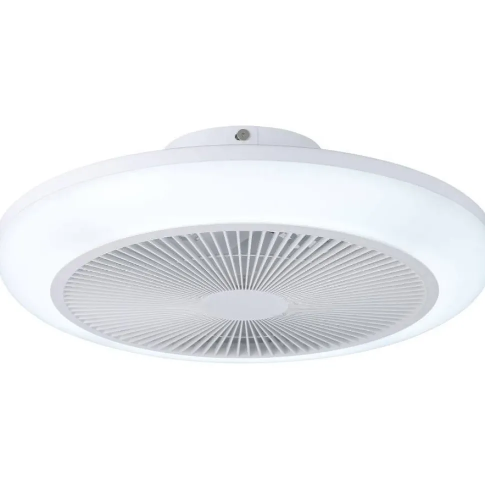 Tuuletinvalaisin Eglo Sayulita RGB Ø46cm, 2700-6500K, IP20, valkoinen/musta