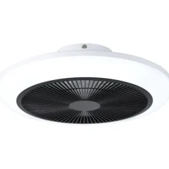 Tuuletinvalaisin Eglo Sayulita RGB Ø46cm, 2700-6500K, IP20, valkoinen/musta