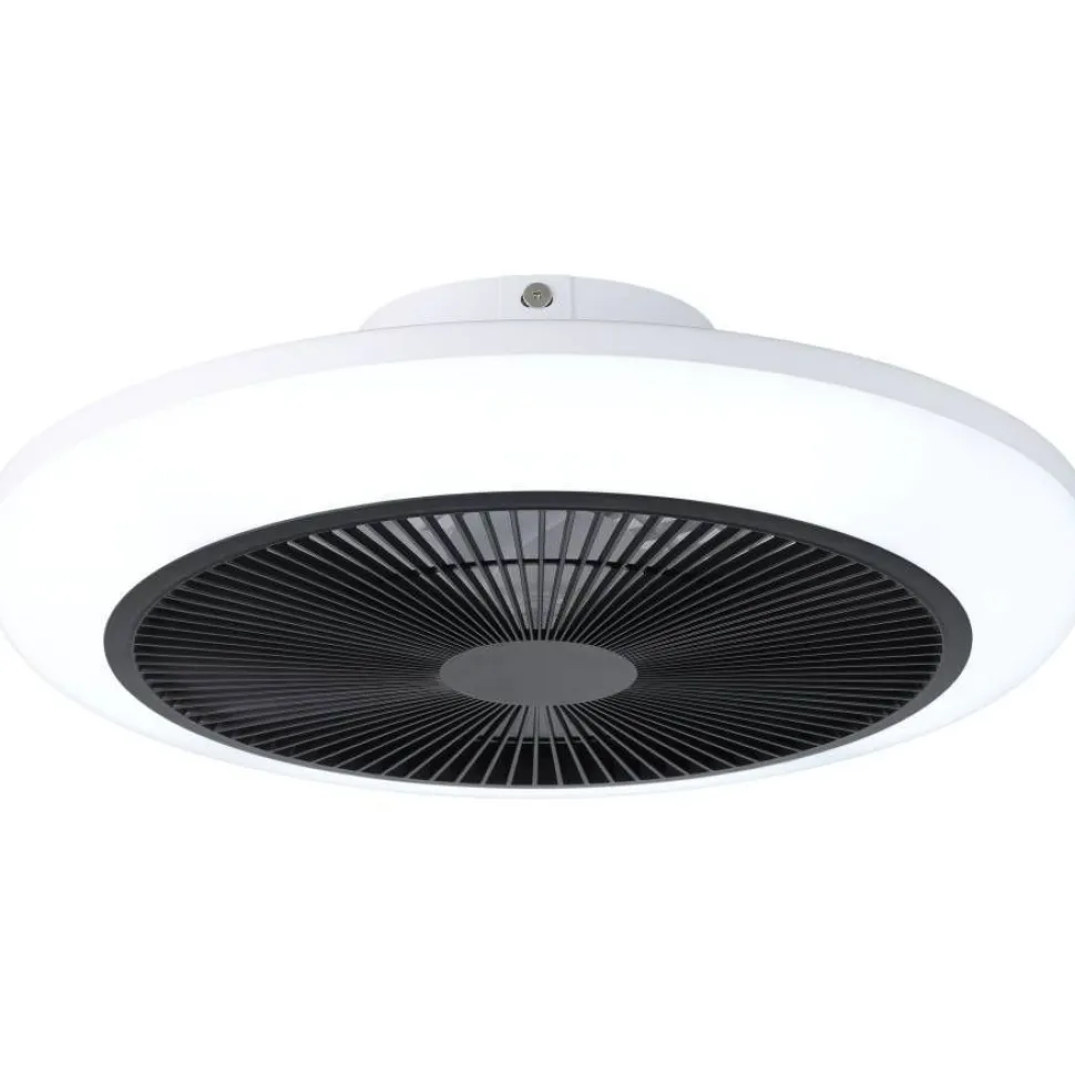 Tuuletinvalaisin Eglo Sayulita RGB Ø46cm, 2700-6500K, IP20, valkoinen/musta