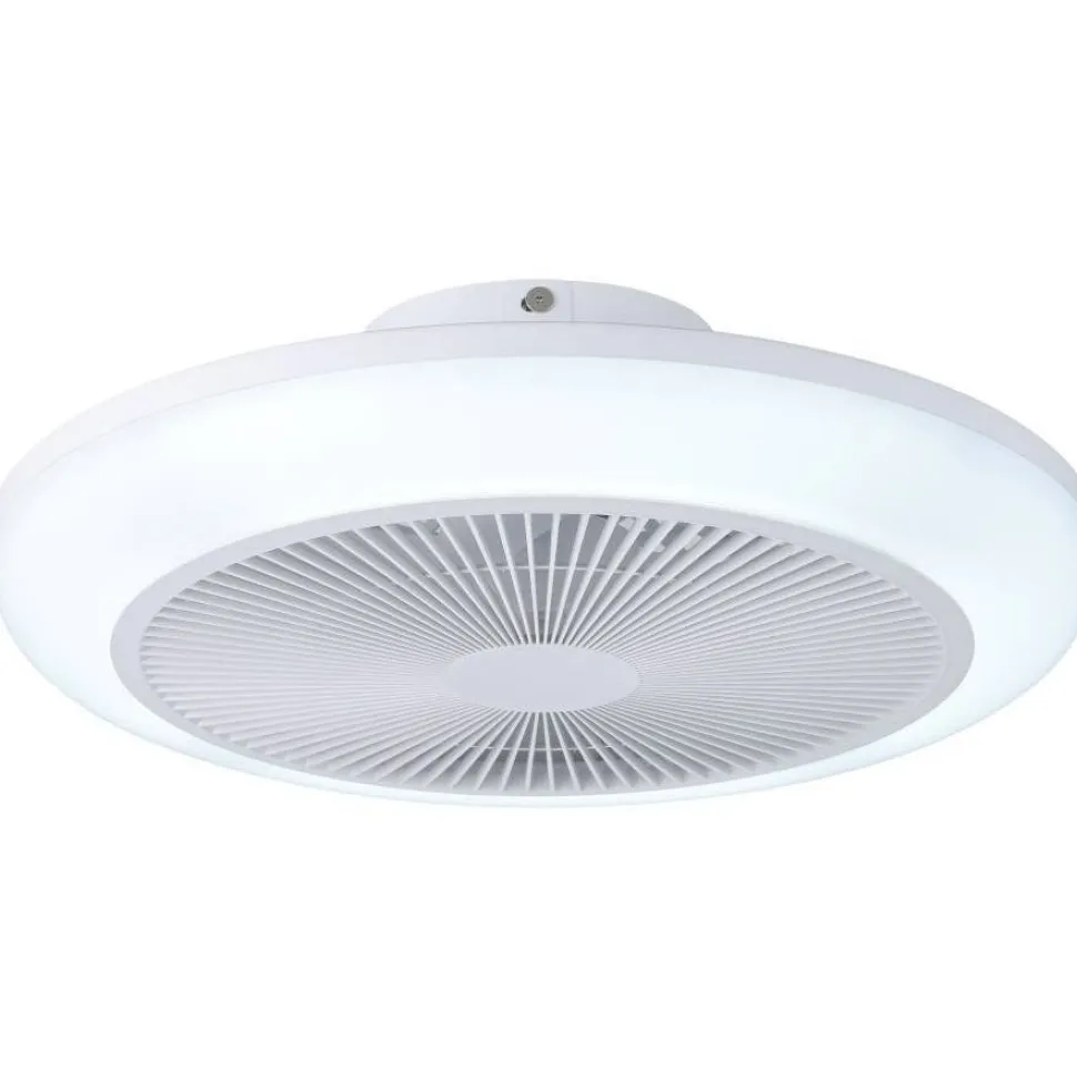 Tuuletinvalaisin Eglo Sayulita RGB Ø46cm, 2700-6500K, IP20, valkoinen/musta