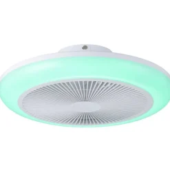 Tuuletinvalaisin Eglo Sayulita RGB Ø46cm, 2700-6500K, IP20, valkoinen/musta