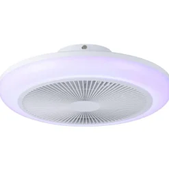 Tuuletinvalaisin Eglo Sayulita RGB Ø46cm, 2700-6500K, IP20, valkoinen/musta