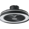 Tuuletinvalaisin Eglo Vallonia RGB/CCT LED Ø48cm kaukosäädin musta