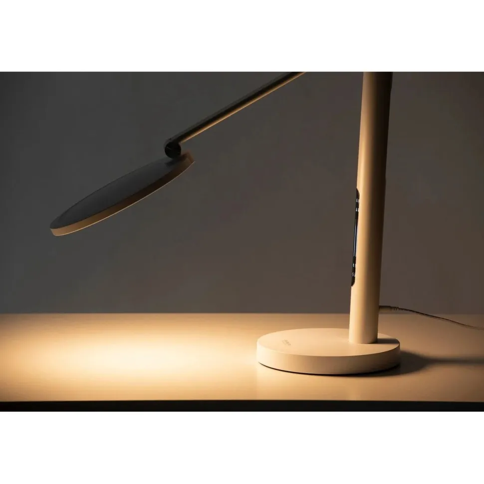Työpöytävalaisin kirkasvalolla Innolux Oslo 60cm 16W USB valkoinen