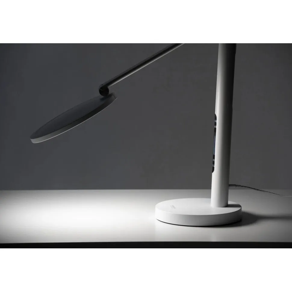 Työpöytävalaisin kirkasvalolla Innolux Oslo 60cm 16W USB valkoinen