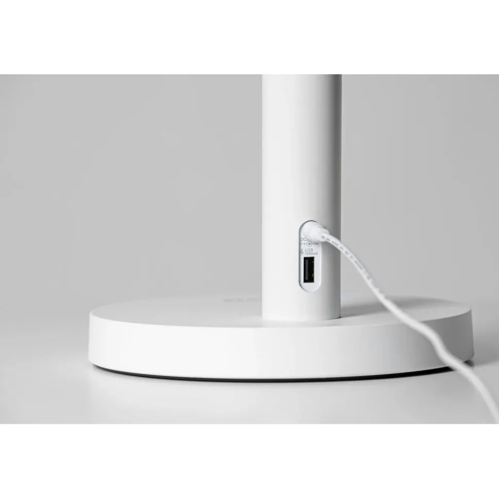 Työpöytävalaisin kirkasvalolla Innolux Oslo 60cm 16W USB valkoinen