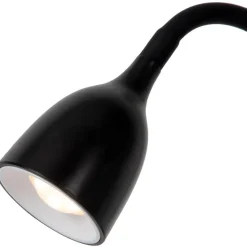 Työpöytävalaisin Lucide Milo 16/50cm, 1x3.2W/3000K, musta