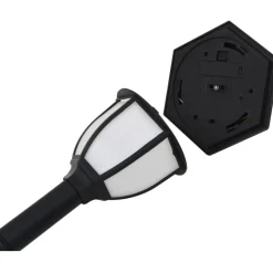 Ulkoaurinkokennovalaisimet 3 kpl led musta