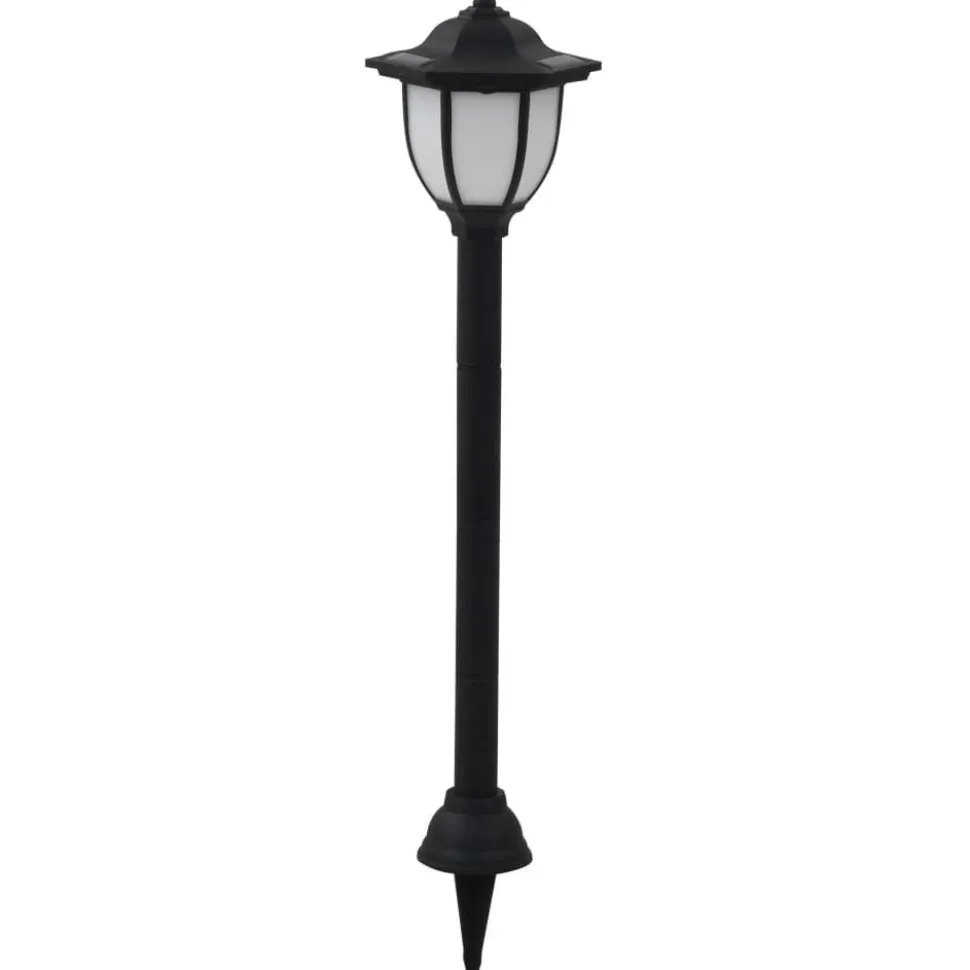 Ulkoaurinkokennovalaisimet 6 kpl led musta
