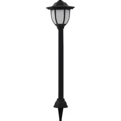 Ulkoaurinkokennovalaisimet 6 kpl led musta