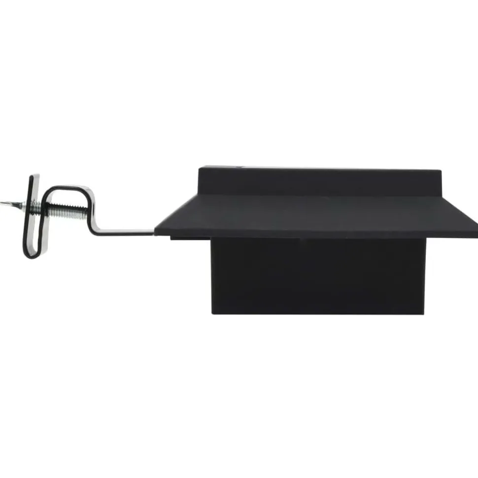 Ulkoaurinkokennovalaisin 6 kpl led neliö 12cm musta