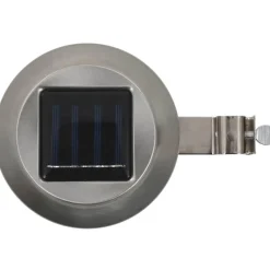 Ulkoaurinkokennovalaisin 6 kpl led pyöreä 12cm valkoinen