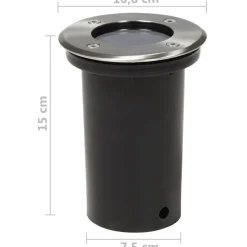 Ulkoilma maavalaisimet 12 kpl pyöreä