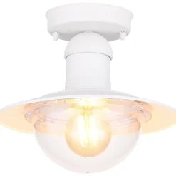 Ulkokattovalaisin Globo Linda, Ø23.6cm, valkoinen