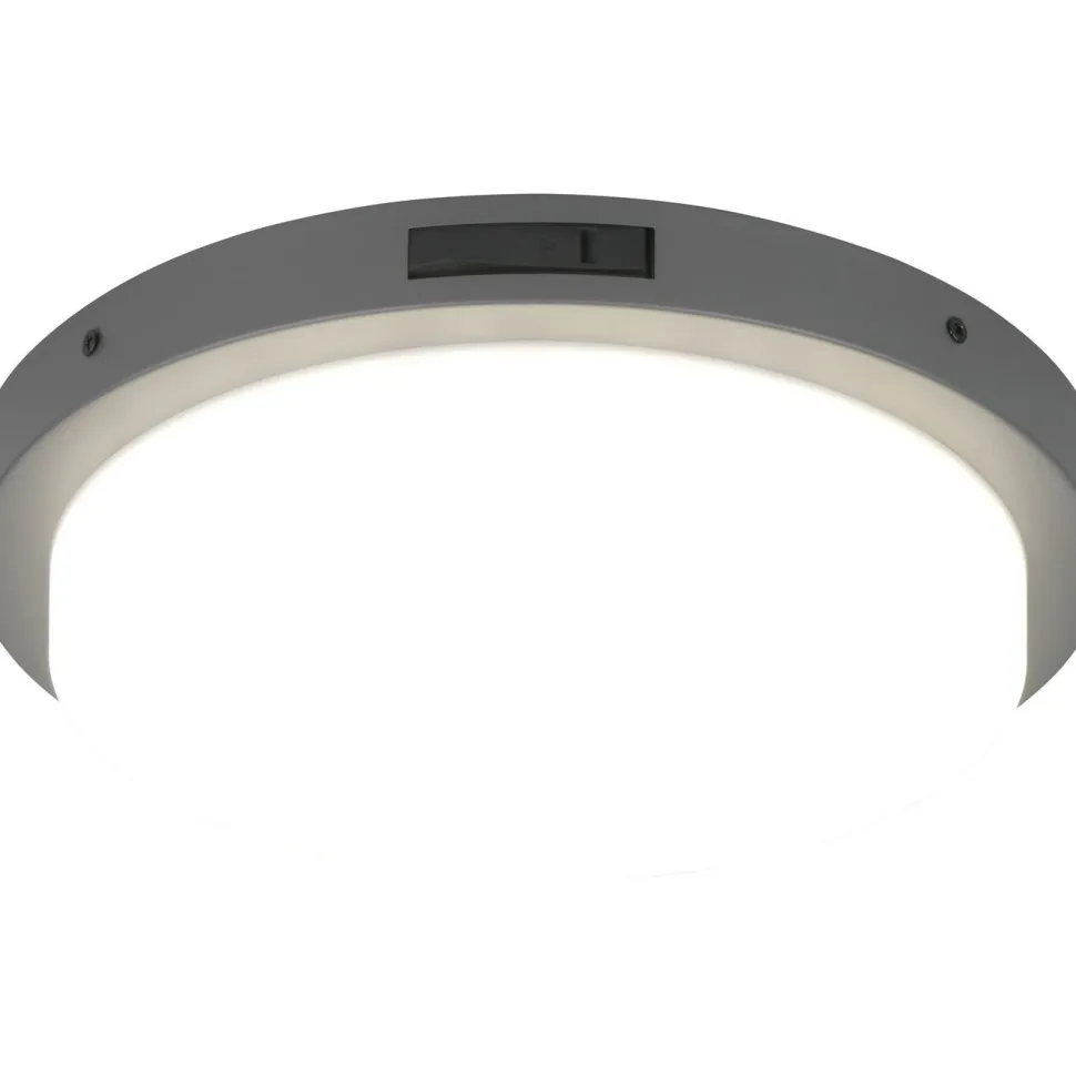 Ulkokattovalaisin Trio Bermejo Ø30cm LED antrasiitti