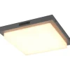 Ulkokattovalaisin Trio Bermejo 30x30cm LED antrasiitti