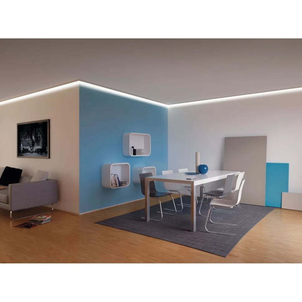 Ulkokulmaliitin LED-profiiliin Paulmann, 2kpl, harmaa