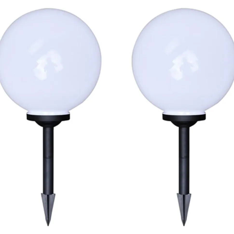 Ulkolamput polulle, 4 kpl, LED, 30 cm maapiikillä