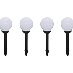 Ulkolamput polulle, 8 kpl, LED, 15 cm maapiikillä