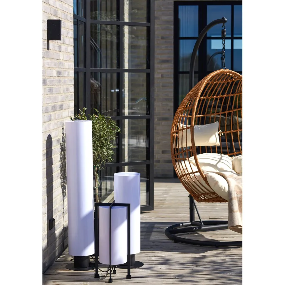Ulkolattiavalaisin Markslöjd Garden 24 Cylinder 110cm 20W valkoinen