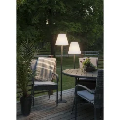 Ulkolattiavalaisin Star Trading GardenLight 280x280x1500 mm harmaa