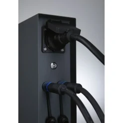Ulkopistorasiapylväs hämärätunnistimella Paulmann Plug & Shine Rio, IP44, antrasiitti