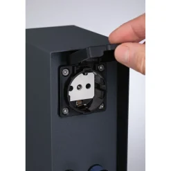 Ulkopistorasiapylväs Paulmann Plug & Shine Rio, IP44, antrasiitti