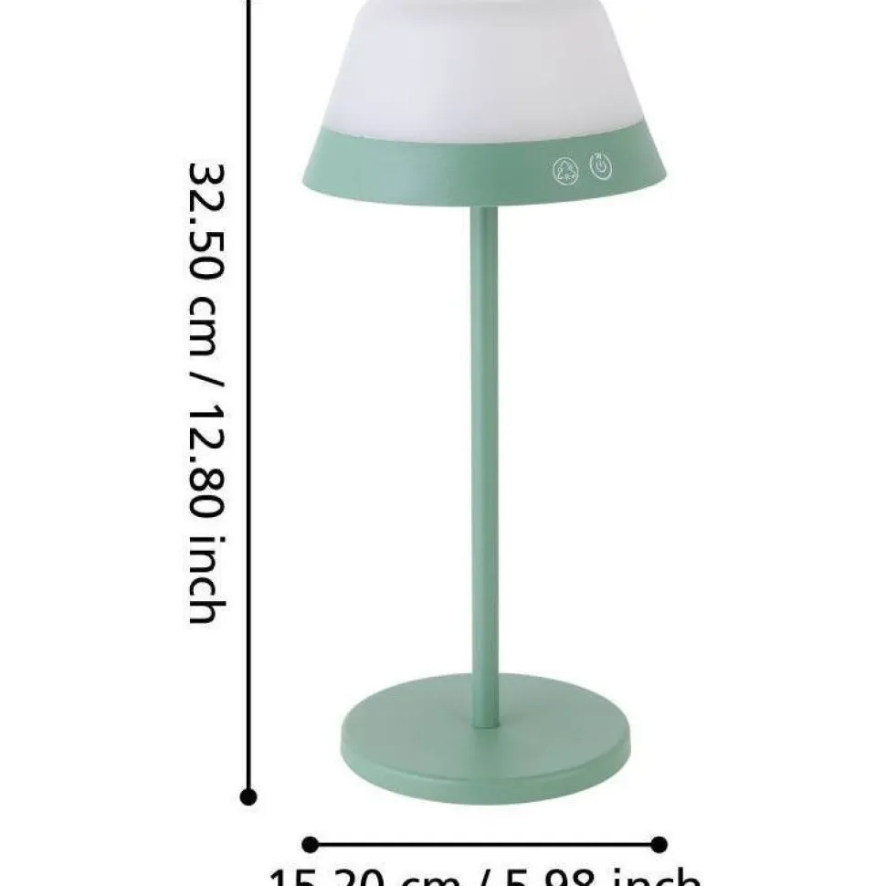 Ulkopöytävalaisin Eglo Meggiano LED RGB harmaa