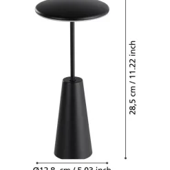 Ulkopöytävalaisin Eglo Piccola LED CCT messinki