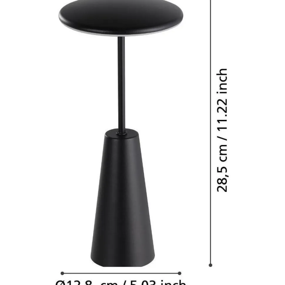 Ulkopöytävalaisin Eglo Piccola LED CCT messinki