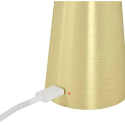 Ulkopöytävalaisin Eglo Piccola LED CCT messinki
