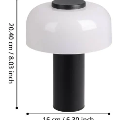 Ulkopöytävalaisin Eglo Ponente LED CCT musta