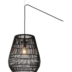 Ulkoriippuvalaisin Lucide Nerida Ø35cm, 1xE27, IP44, luonnollinen