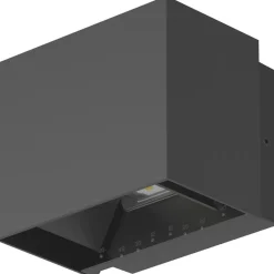 Ulkoseinävalaisin Airam Brick Double ylös/alas harmaa