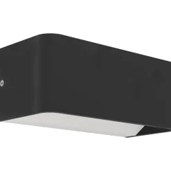 Ulkoseinävalaisin Eglo Connect.z Sania-Z, RGB CCT, IP55, ylös/alas, musta
