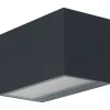 Ulkoseinävalaisin Osram Smart+ Wifi Brick Wide ylös/alas RGB + W 3000K tummanharmaa
