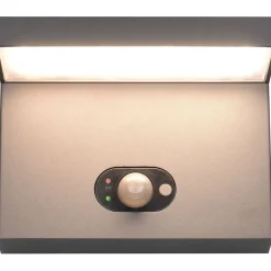 Ulkoseinävalaisin Trio Blyde, aurinkokenno/hybridi, ladattava, liiketunnistin, antrasiitti