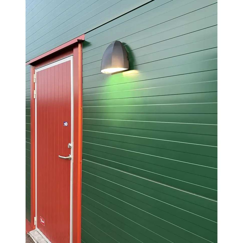 Ulkoseinävalaisin Malmbergs M-Wall Pro 212mm 40W 4000K musta
