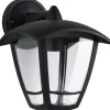 Ulkoseinävalaisin Paulmann Classic Curved, IP44, 16.4x19cm, musta