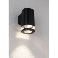 Ulkoseinävalaisin Paulmann Colum, alas suunnattu valo, IP44, 80x112mm, korroosionkestävä, antrasiitti