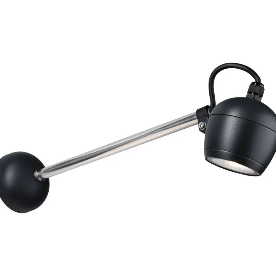 Ulkoseinävalaisin Paulmann Kikolo, IP65, 90mm, 3000K, antrasiitti