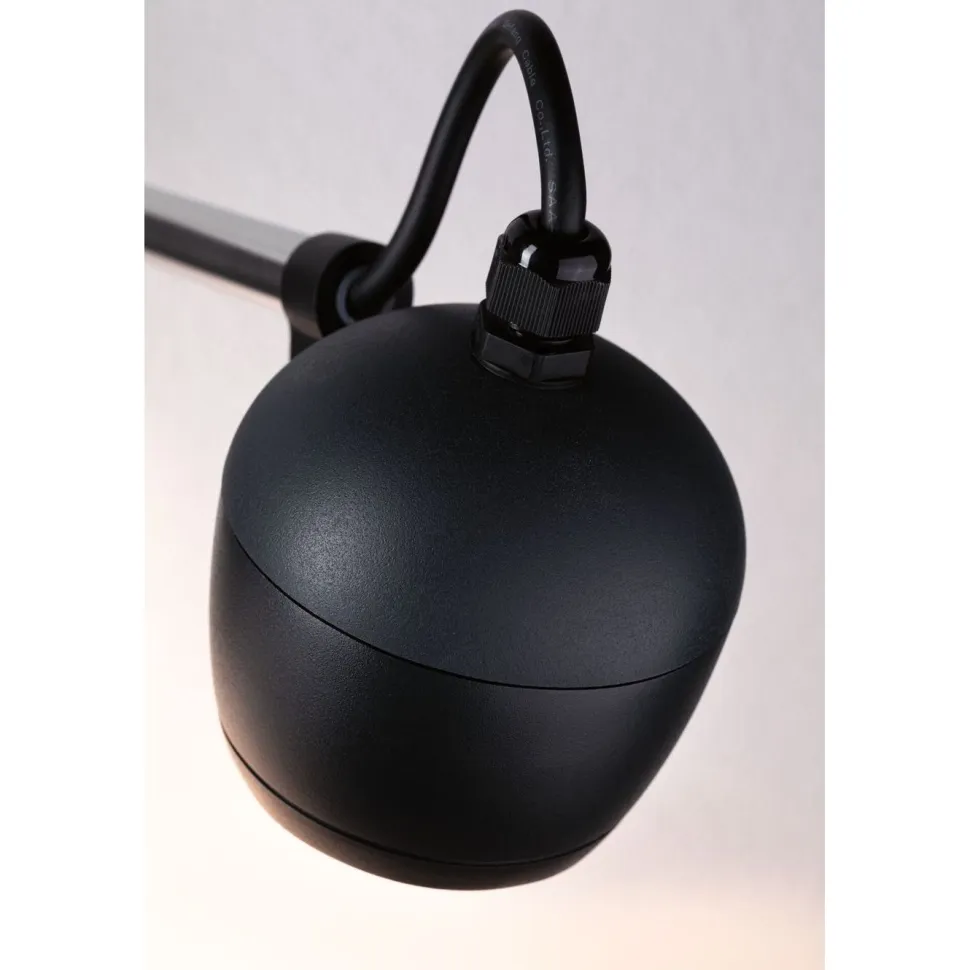 Ulkoseinävalaisin Paulmann Kikolo, IP65, 90mm, 3000K, antrasiitti