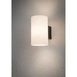 Ulkoseinävalaisin Paulmann Tube, IP54, 12cm, antrasiitti