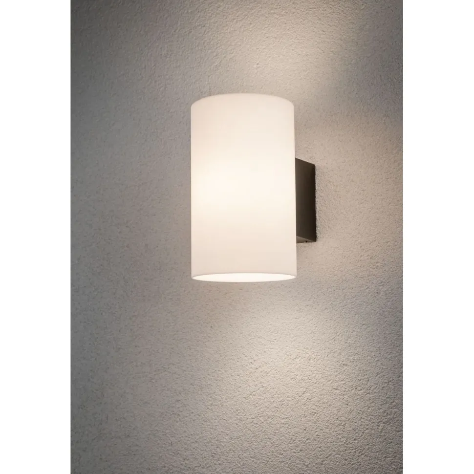 Ulkoseinävalaisin Paulmann Tube, IP54, 12cm, antrasiitti