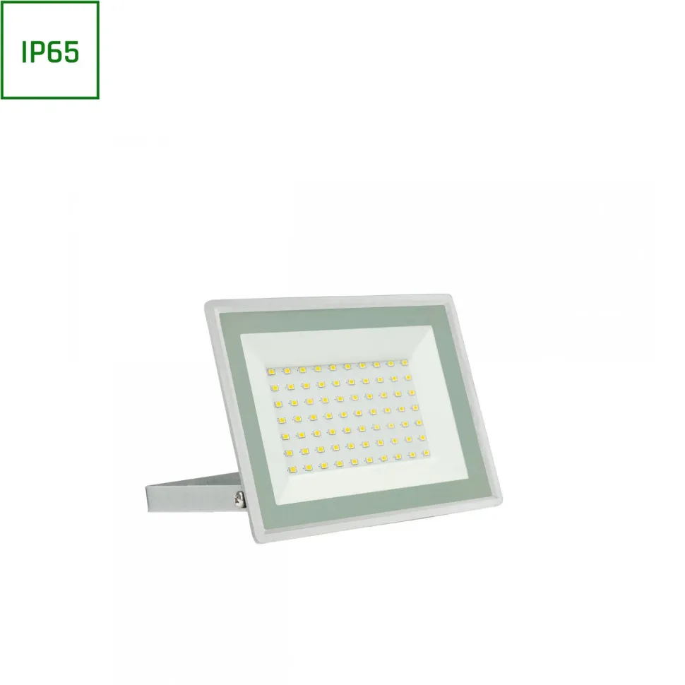 Ulkoseinävalaisin/valonheitin Spectrum Noctis Max 50W 100° IP65 3000K 180x140x27mm harmaa